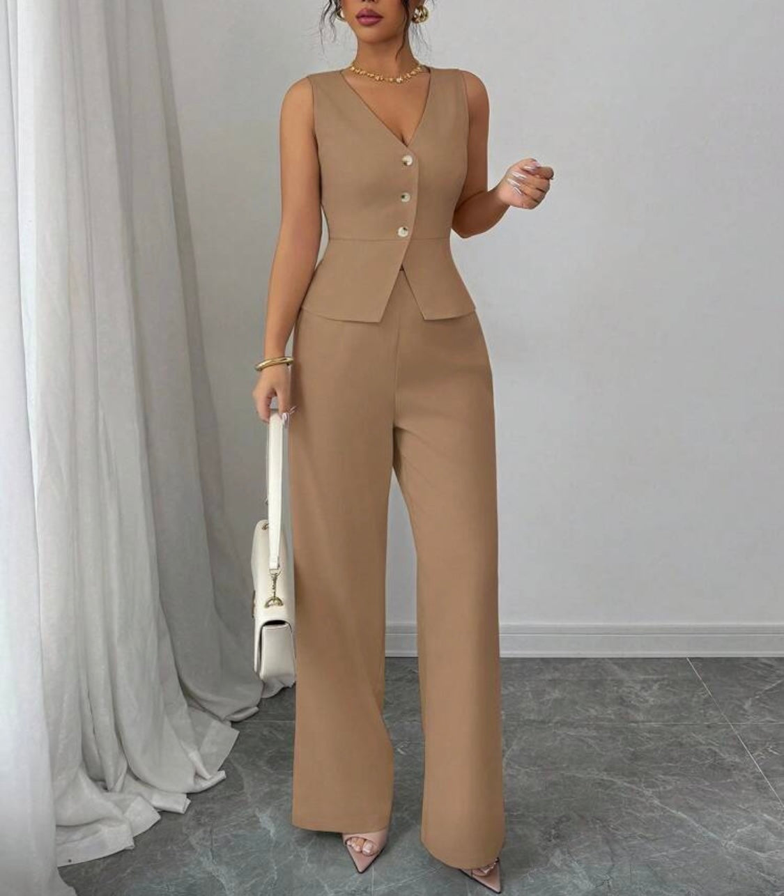 Set Hose und Asymmetrischer Blazer