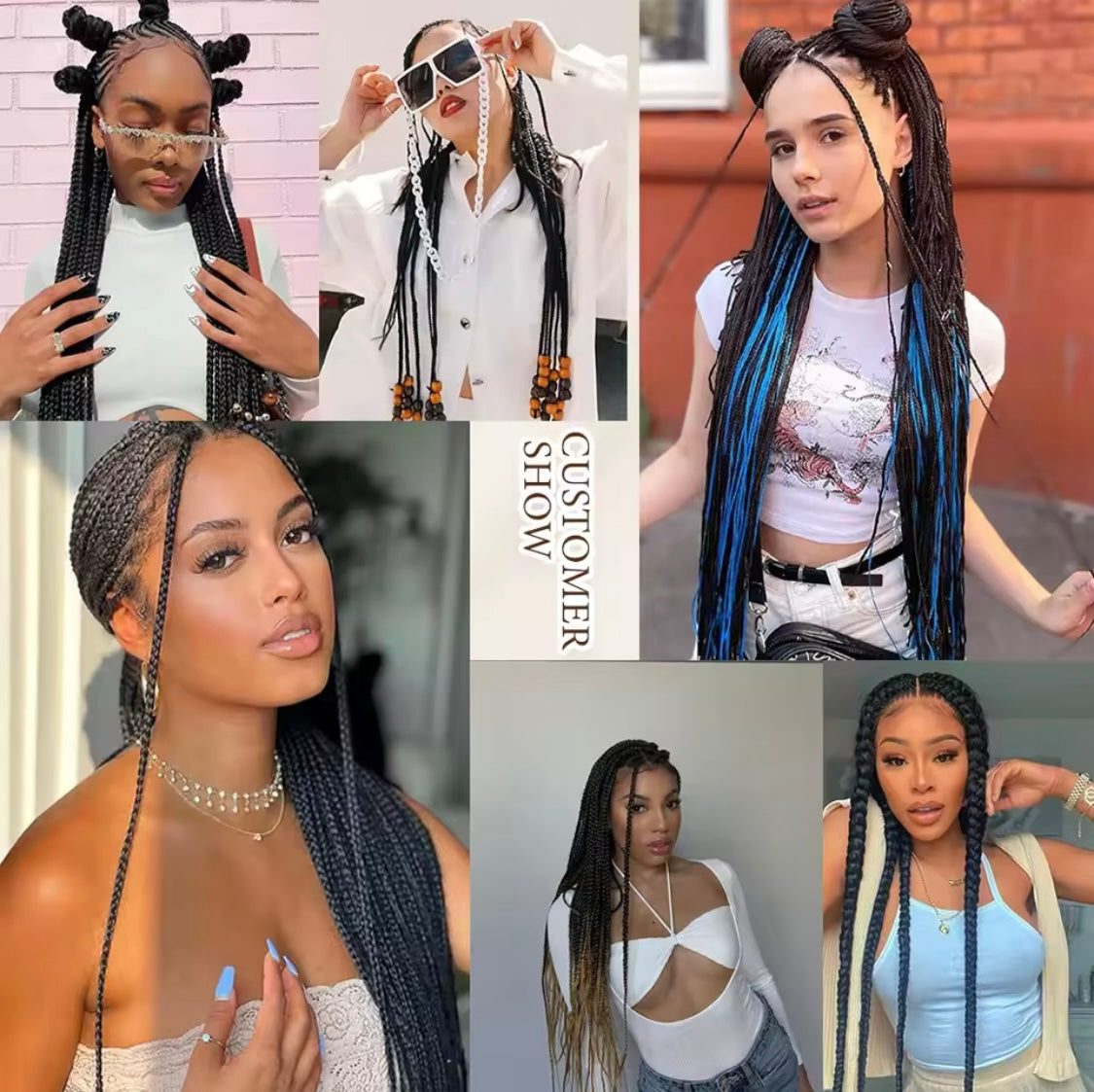 1 Stück Blond (Farbe 613) Pre Stretched Braiding Hair Yaki Texture Kunsthaar zum einflechten Zöpfe box Braids Haar Professional Synthetic Hair Extension Flechthaar Haarverlängerung - RAIZA Collection