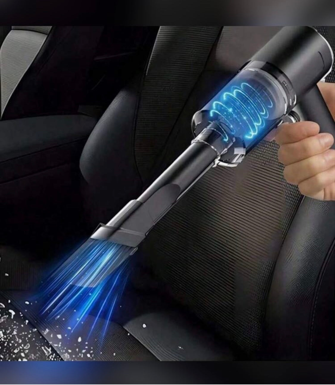 Auto Staubsauger Hoch leistungs tragbare drahtlose bürstenlose tragbarer Mini-Staubklemmer, trocken und nass, für Zuhause, Auto, Dual-Use-Wireless-Handreinigungsgeräte, USB-Aufladung - RAIZA Collection