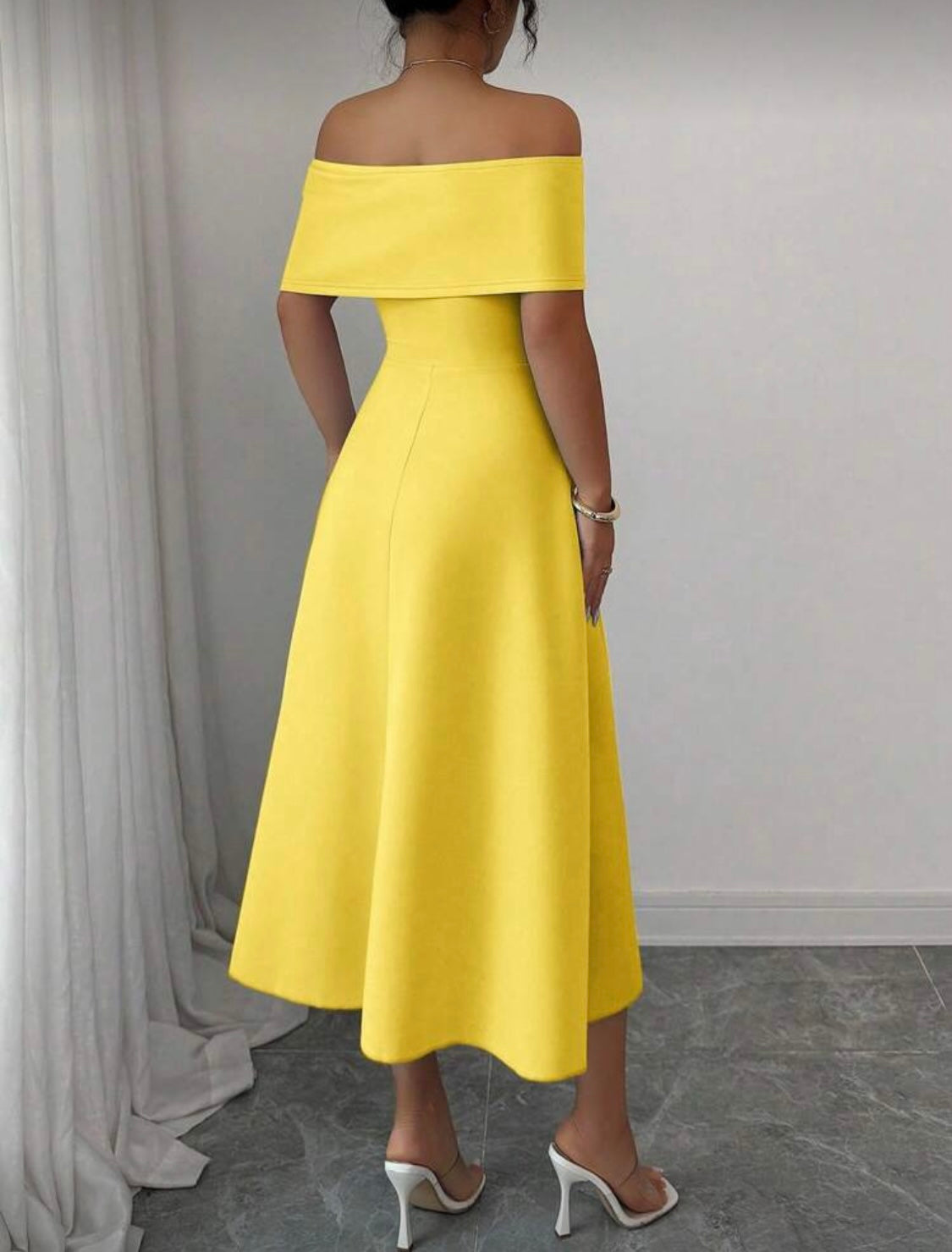 Cocktailkleid Festliche Elegante Schickes Figurbetontes und Asymmetrische Damen Kleid
