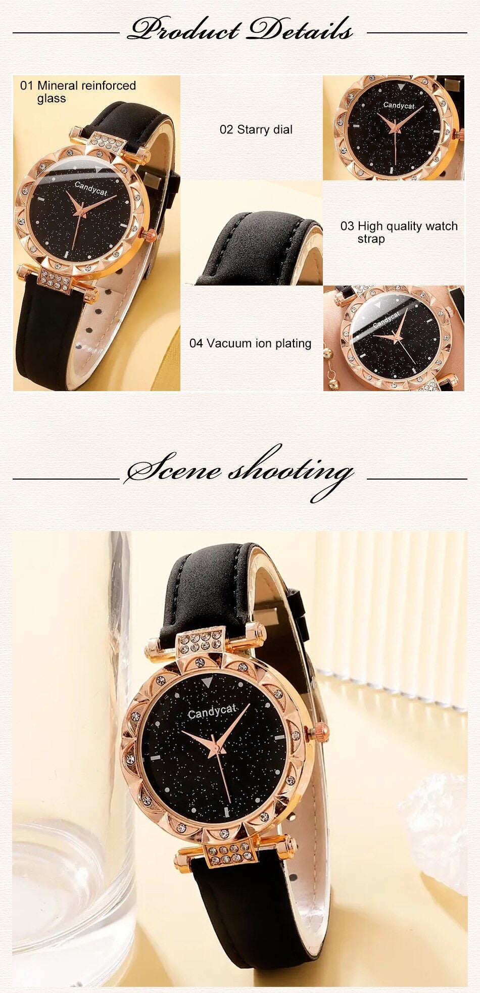 Raiza-Set Frauen elegant Armband und Armbanduhr - RAIZA Collection