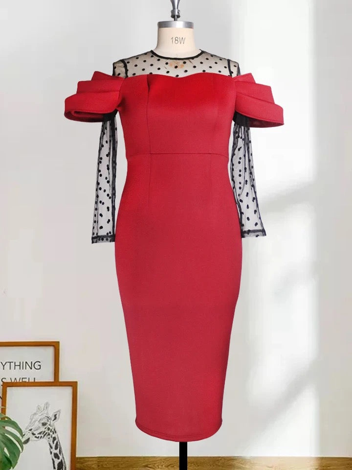 Raiza-Damen Bodycon Vintage Elegant Festliche Party Cocktailkleid - RAIZA Collection