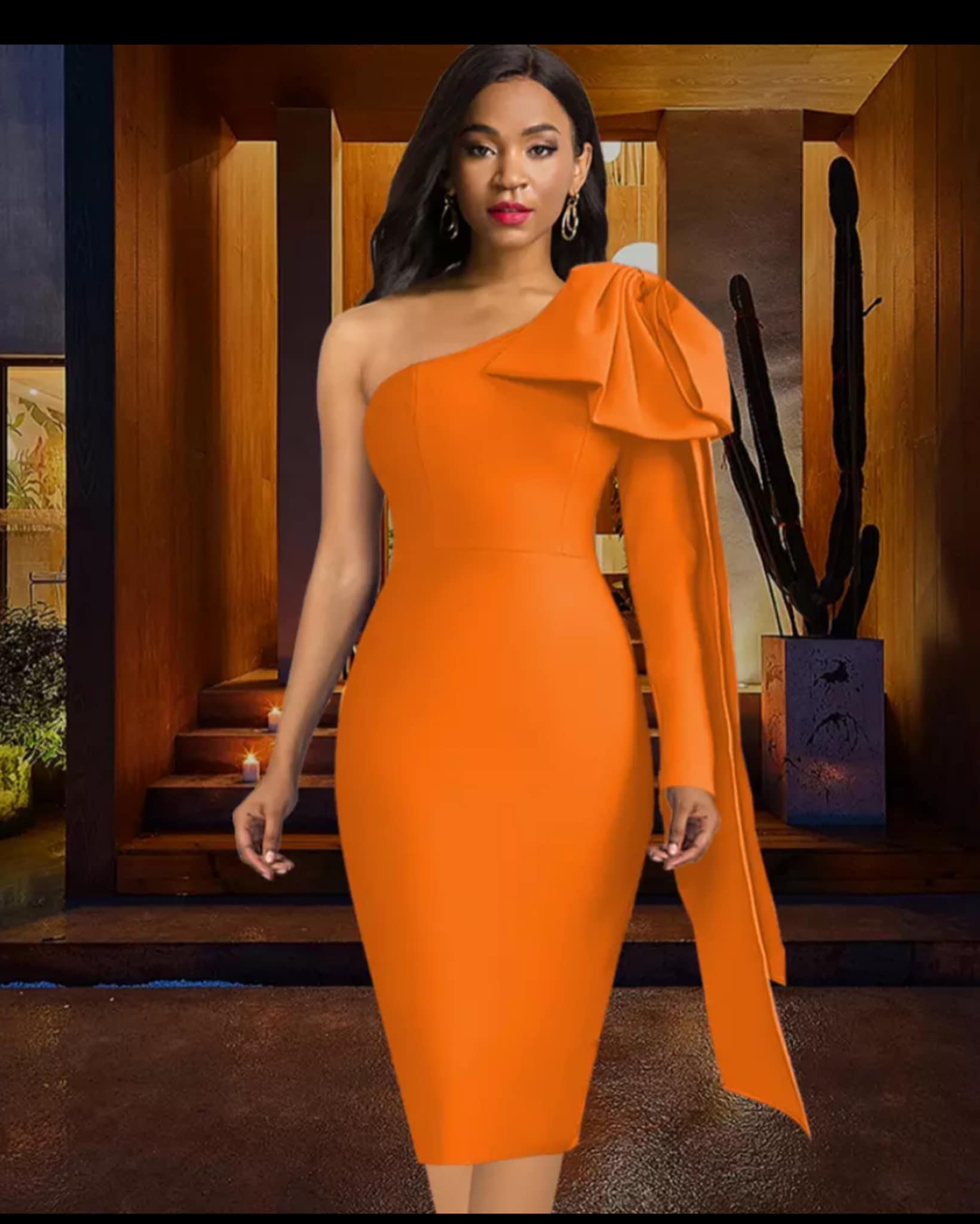 RAIZA Kleid mit einer schulter frei - RAIZA Collection