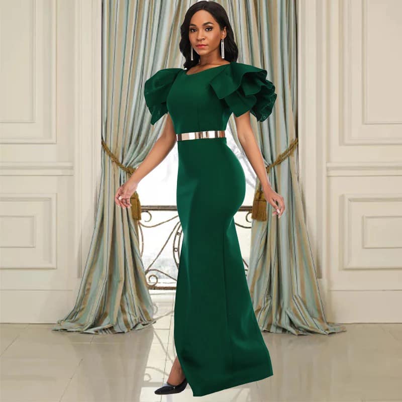 RAIZA Maxi Kleid ohne Gürtel - RAIZA Collection