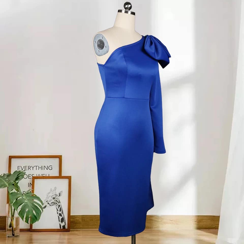 RAIZA Kleid mit einer schulter frei - RAIZA Collection