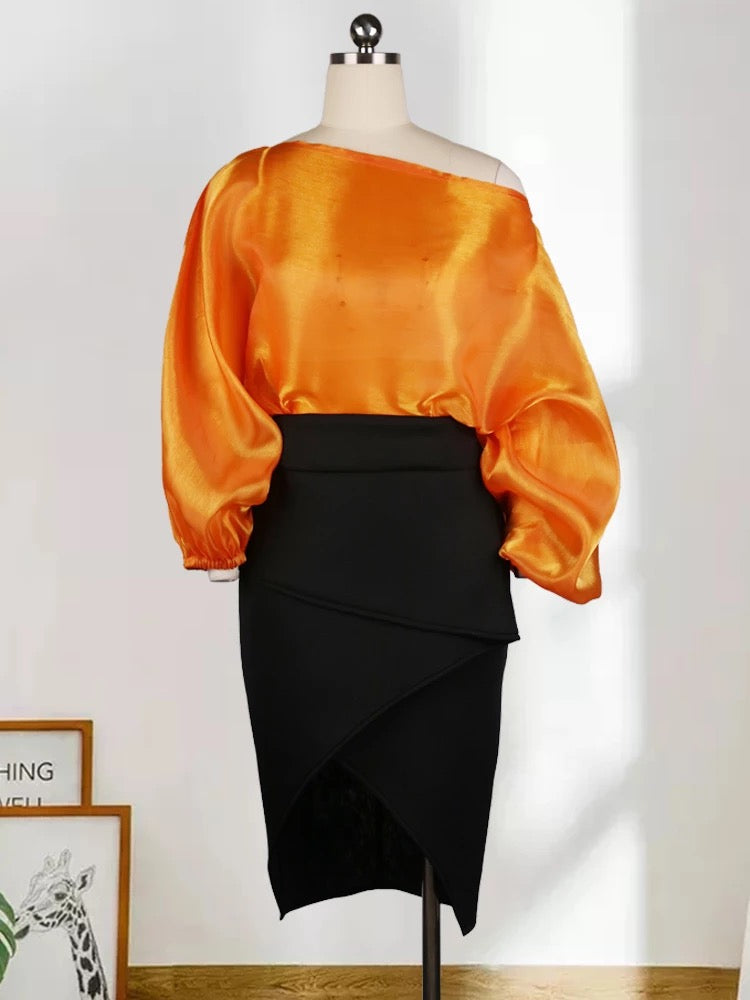 Raiza - Elegante Durchsichtig Bluse - RAIZA Collection
