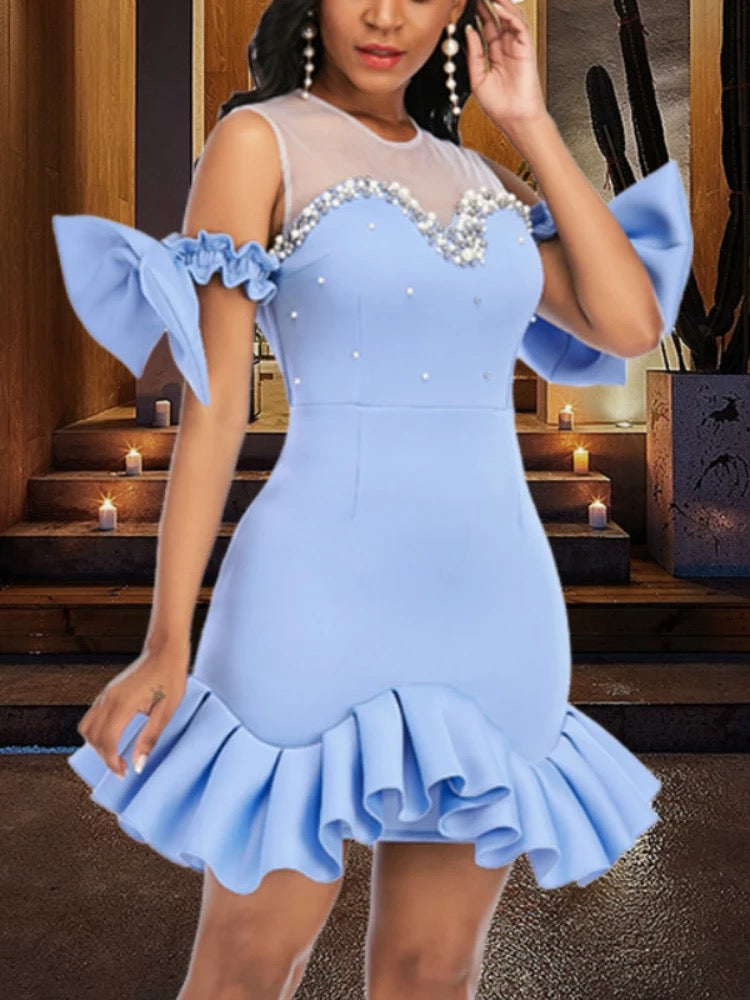 Raiza sexy Kleid mit Perlen - RAIZA Collection