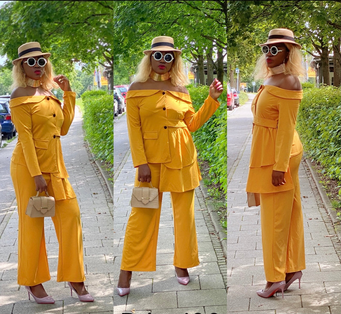 Raiza - Elegante Regelmäßige Blazer und Hosen - RAIZA Collection