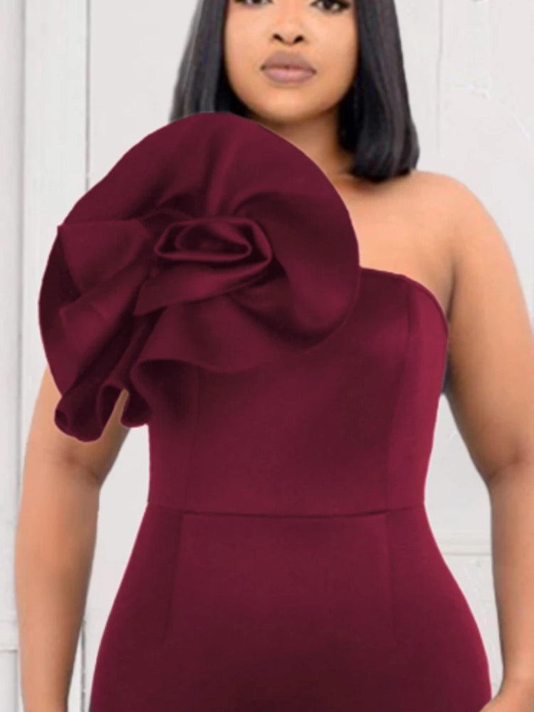 Raiza elegantes Kleid mit einer Schulter - RAIZA Collection