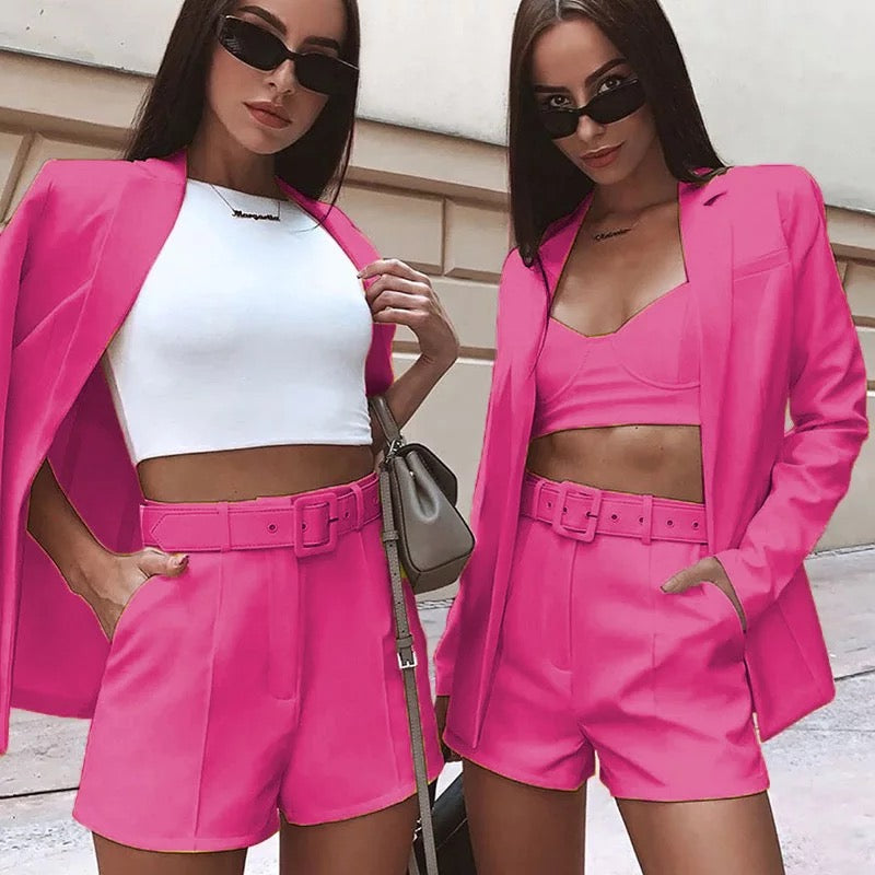 Raiza Set Blazer und Short mit Gürtel - RAIZA Collection