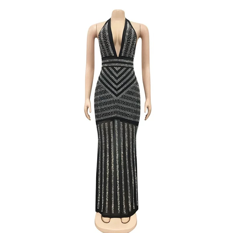 Raiza Sexy Maxi Kleid und V ausschnitt - RAIZA Collection