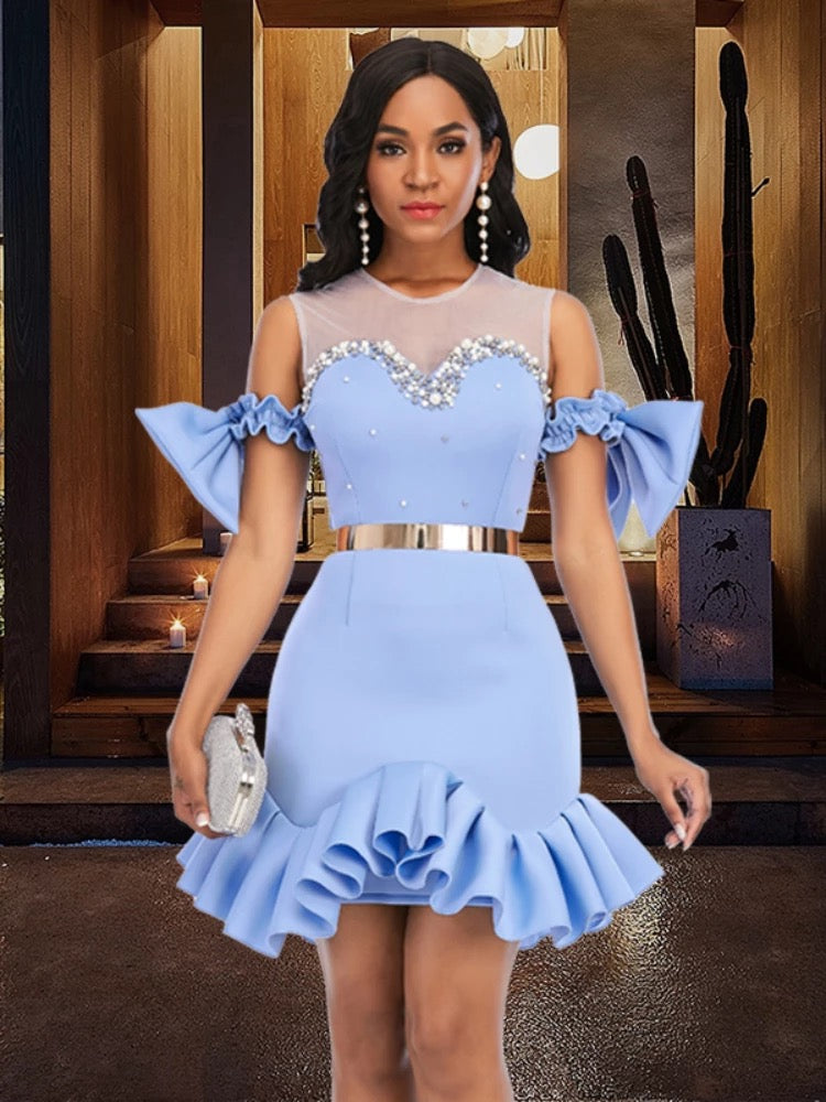 Raiza sexy Kleid mit Perlen - RAIZA Collection