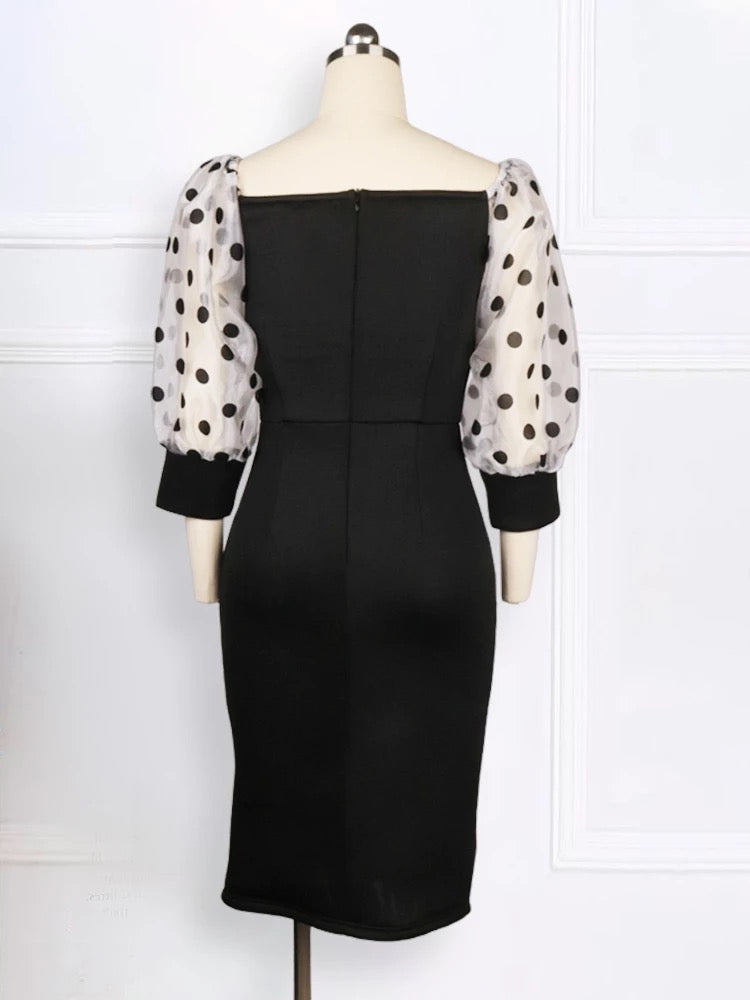 Raiza elegantes Kleid mit Perlen - RAIZA Collection