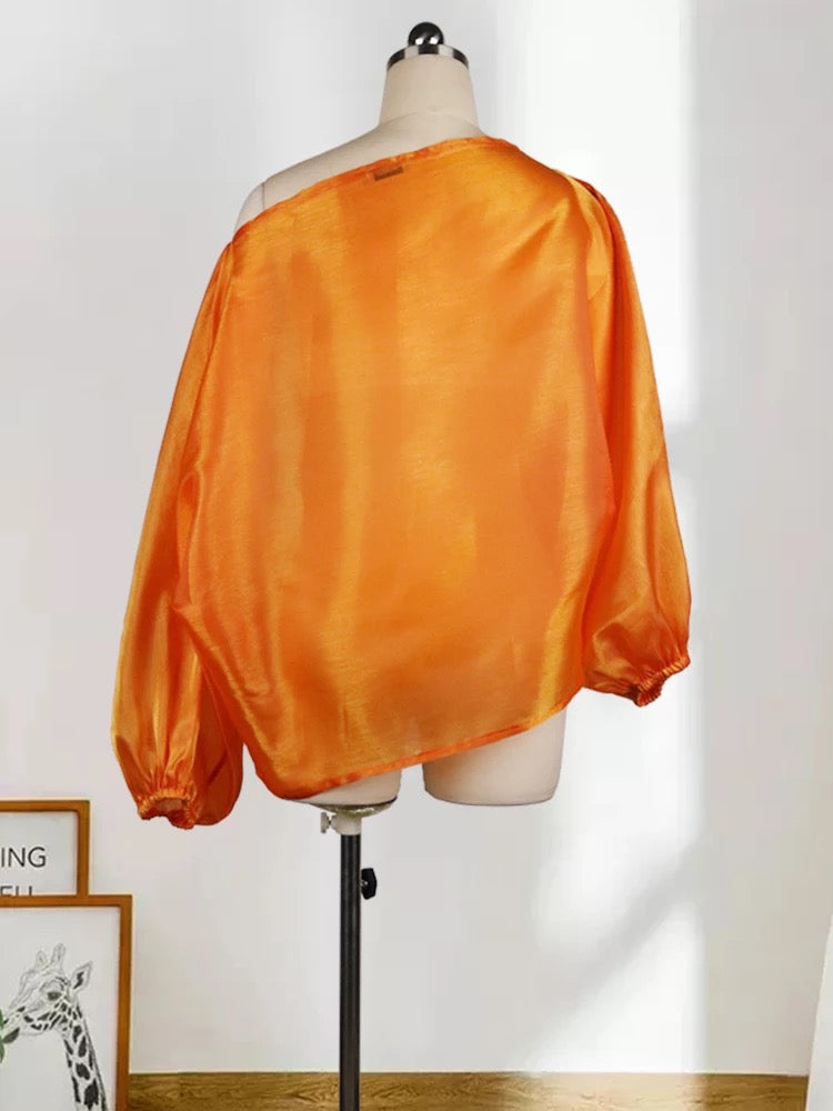 Raiza - Elegante Durchsichtig Bluse - RAIZA Collection