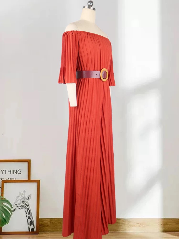 Damen Elegant lang Festlich Hohe Taille Overall Jumpsuit Hosenanzug Playsuit Weites Bein Romper Stylischer Jumpsuit mit Gürtel - RAIZA Collection